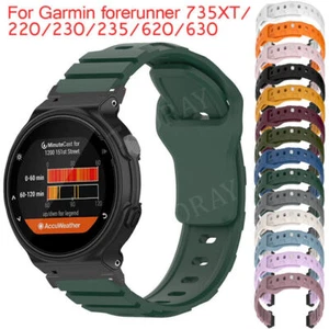 For Garmin Forerunner 735XT/735/220/230/235/620/630/S6 Silicone Watch Band Strap - Picture 1 of 52