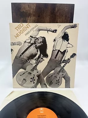 Ted Nugent ‎record Free-For-All 1976 Epic ‎PE 34121 Hard Rock Vinyl LP   VG/VG - Image 1 of 4