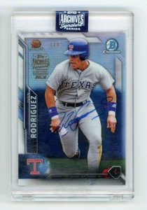 2020 Topps Archives Baseball Ivan Rodriguez Bowman Flashback Buyback Auto 1/1 - Picture 1 of 2