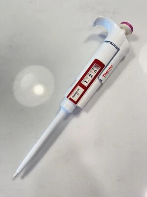 Thermo Scientific Finnpipette F1 Single Channel Pipette/Pipet, 0.2-2uL, 4641010N - Photo 1/4