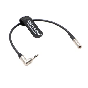 Timecode Cable for Canon R5C DIN 1.0/2.3 to 3.5mm TRS Right Angle Time Code - Picture 1 of 6