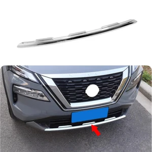 Front Lower Bumper Protector Cover Trim Chrome for Nissan X-Trail 2021 2022 2023 - Picture 1 of 11