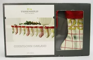 Weihnachtsgirlande Strümpfe 2023 Weihnachten Countdown Adventskalender Schwellenziel - Bild 1 von 3