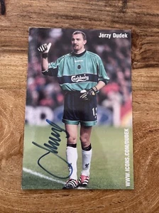 JERZY DUDEK ORIGINAL autograph on POSTCARD LIVERPOOL 🇵🇱 WM 2002 LEGEND - Bild 1 von 2