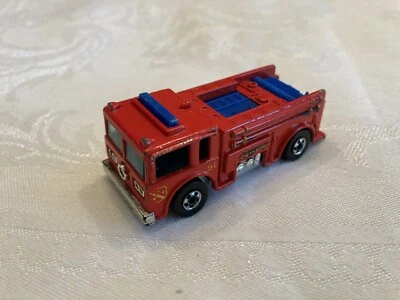 1976 风火轮美泰红色消防员发动机卡车老式 51 马来西亚 — 第 1/4 张图片