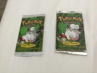 Pokemon Jungle упаковка 2 шт. 1999 Wotc - Изображение 1 из 2