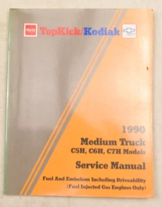 Chevrolet & GMC 1990 camión de servicio mediano servicio de combustible y emisiones/manual de taller - Imagen 1 de 1