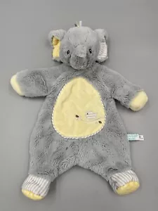 Douglas Baby 16" Elefant Sshlumpie Lovey Baby Sicherheitsdecke grau & gelb - Bild 1 von 7