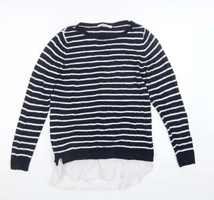 George Womens Blue Crew Neck Viscose Blend Jumper Size 10 - Picture 1 of 12