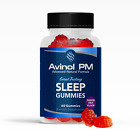Avinol PM Sleep Gummies - All Natural Ingredients, Great Tasting Flavor, 60ct