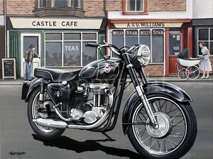 Matchless G3Ls Iconic Motorbike Metal Wall Art 3 Sizes To Choose From - Picture 1 of 1