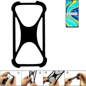 protective ring for Cubot P40 Silicone Case Softcase Bumper Protection black - Picture 1 of 5