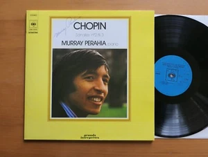 Murray Perahia *SIGNED* Vinyl Chopin Sonata 2 & 3 CBS 76242 Holland LP - Picture 1 of 9