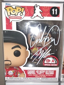 Funko Pop! Comedians - Gabriel "Fluffy" Igelsias AUTOGRAPHED (JACK IN THE BOX) - Picture 1 of 2