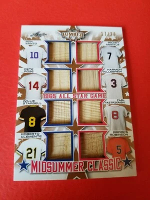 Mickey Mantle BAT CARD #17/20 Roberto Clemente PETE ROSE Stargell YASTRZEMSKI - Image 1 of 2