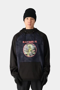 686 Bonded Fleece Pullover Hoody, Men's Large, Iron Maiden trooper Black - Picture 1 of 5