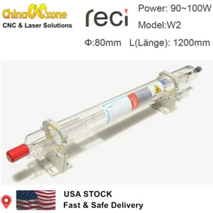 RECI CO2 W2 Laser Tube 90-100W Water Cooling for Laser Engraving Cutting Machine - Picture 1 of 10