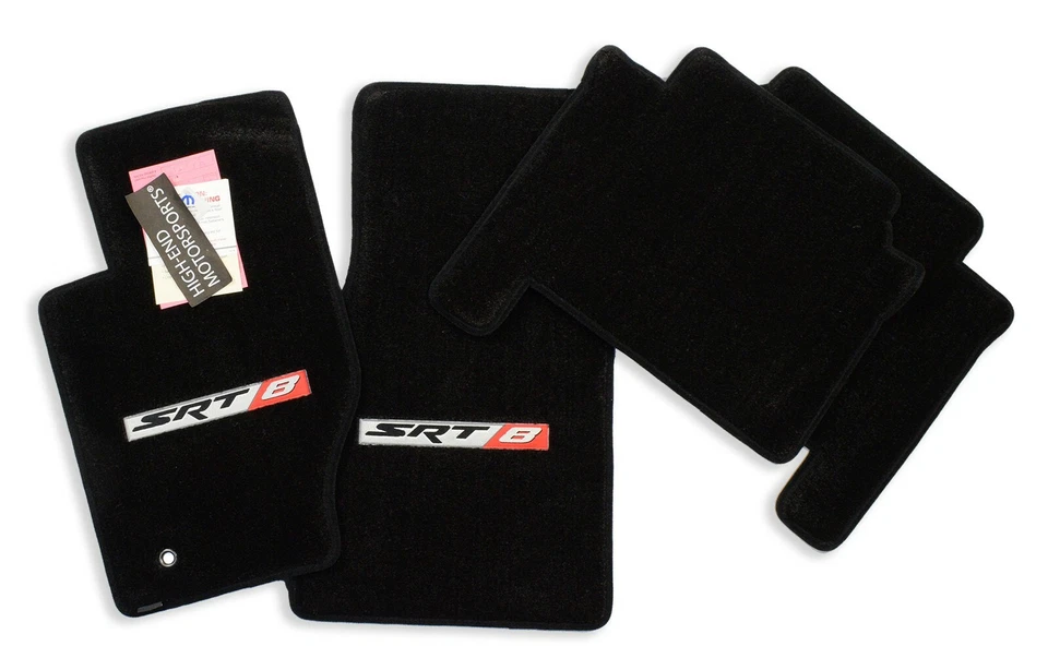 Alfombrillas Jeep Grand Cherokee SRT8 2006-2010 4 logotipos SRT8 32 oz 2 capas - RHD AU Foto 1 de 4