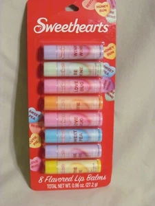 Sweethearts Lip Balm 8 Flavored Pack New Factory Sealed SHIPS FREE - Picture 1 of 1