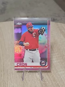 2019 Topps Chrome Update #9 C.J. Cron Minnesota Twins Pink Refractor - Picture 1 of 2