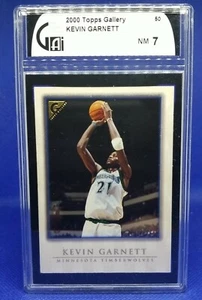 Kevin Garnett 2000 Topps Gallery #80 GAI 7 Near Mint HOF - Picture 1 of 4