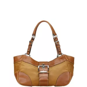 PRADA Triangle mit Logo Handtasche Schultertasche Damen 【Gebraucht】 - Bild 1 von 9