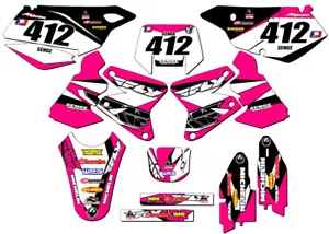 2000-2004 DRZ 400 13 FLY Pink Senge Graphics Kit compatible con Suzuki - Imagen 1 de 10