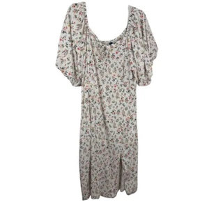 Old Navy Damen Blumen Maxikleid Größe XXL gesmokt romantisch Cottagecore Prairie - Bild 1 von 12