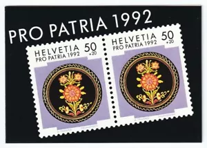 SCHWEIZ , Markenheftchen , Booklet , Michel: 0-92 - Pro Patria 1992 postfrisch - Bild 1 von 1