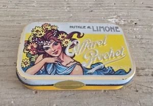 Vintage Scatola in Latta Pubblicitaria Caffarel Prochet Pastiglie al Limone - Imagen 1 de 4
