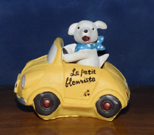 Yellow Car  Miniature figurine II Home & Office Decor II Gifts II Teddy in Car