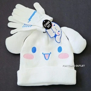 Sanrio Cinnamoroll Beanie Gloves Set Youth Size OSFM Hello Kitty And Friends New - Picture 1 of 3