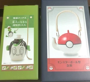 Pokemon Original Café Poltchageist Sinistcha Contenedor de Té Poké Ball Juego de Tetera - Imagen 1 de 1