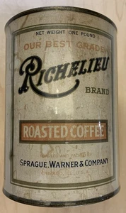 RICHELIEU BRAND COFFEE Antik/Vintage Kaffeedose/Dose Chicago Ill. USA - Bild 1 von 7