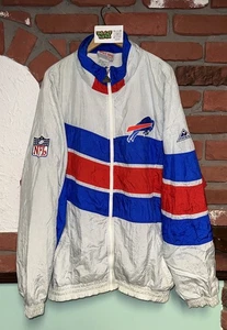 Vintage Buffalo Bills Proline Apex One Full Zip Puffer NFL Jacke XL Nylon - Bild 1 von 10