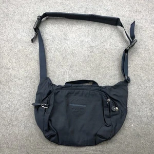 Mandarina Duck Shoulder Bag Mens Large Black Nylon Crossbody Travel Messenger - Picture 1 of 10