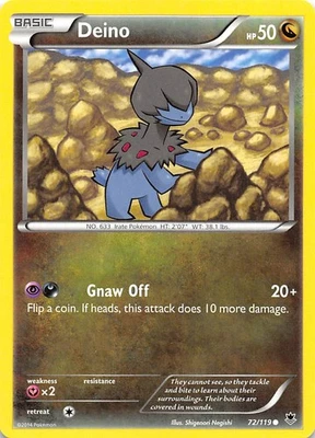 Deino 72/119 XY - Phantom Forces Pokemon 002959 - Image 1 of 2