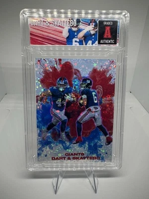 Losa de tarjeta de arte personalizada inspirada en skatebo y dardos Jaxson - Hecha por fans "Centro" Foto 1 de 2