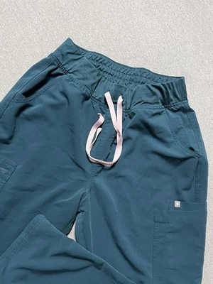 Figs Pants Womens L Green Scrubs Technical Collection Cargo Stretch T21004 - Image 1 of 4