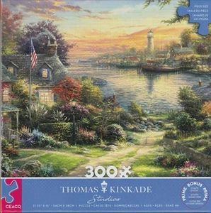 Thomas Kinkade 300 Stck. New England Hafen Ceaco Puzzle Neu im Karton - Bild 1 von 1