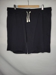 American Giant Sweatshort 10" Men's Size XXL Black French Terry Made In USA - Picture 1 of 5