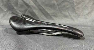 Specialized Romin Expert Saddle 143mm 7x7 Hollow Ti Rails 208g Black White Red - Picture 1 of 10