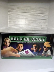 Hold’ Em-Opoly, Property Trading Texas Hold Em, Two Favorite Games, New Sealed! - Picture 1 of 17