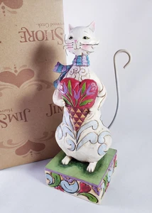 Jim Shore Heartwood Creek Cozy Heart Katzenfigur - Bild 1 von 8