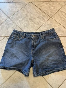 Ralph Lauren Polo Jeans Size 8 Blue Women’s Denim Jean Saturday Jean Shorts - Picture 1 of 9