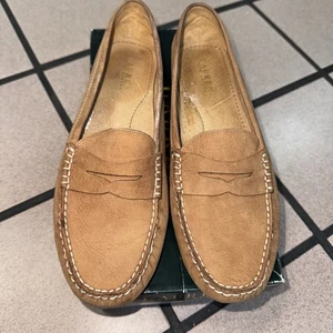 Ralph Lauren Womens Brown Leather Camila Loafers Sz 11 - Picture 1 of 6