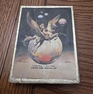 Golden Wings von Boris Vallejo Exlibris 1977 Antiochia 18 Exlibris - Bild 1 von 3