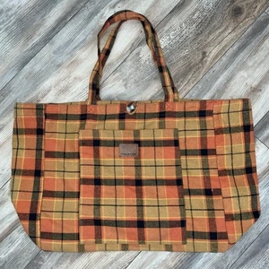 Maurices Tasche weiß blau gestreift bestickt Strand gebunden Top Henkel - Bild 1 von 8