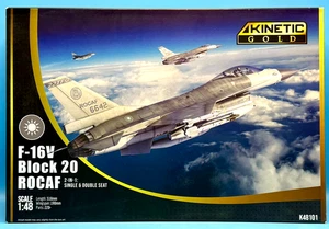 Kinetic Model 1/48 K48101 F-16V ROCAF Single Seater Viper Brand New Kit - Picture 1 of 2