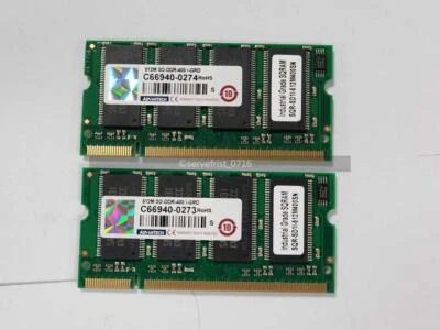 100% NEW 1GB 2X512MB PC3200 400MHZ Laptop sodimm memory ram 200pin DDR 400MHZ - Image 1 of 4
